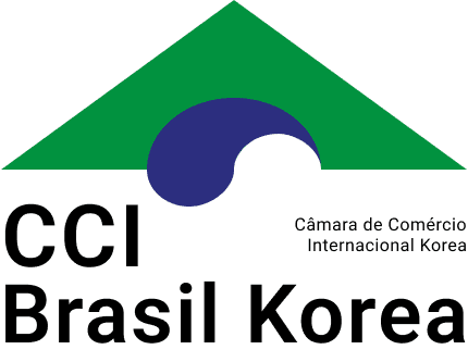 Logo da Câmara de Comércio Internacional Brasil Korea, apoidor do Rotas do Garimpo