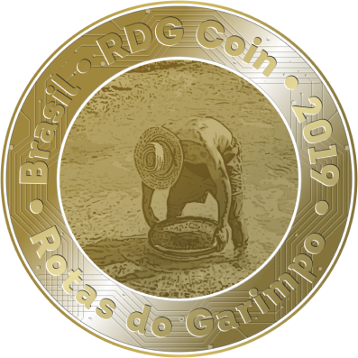 Foto da RDG Coin dourada