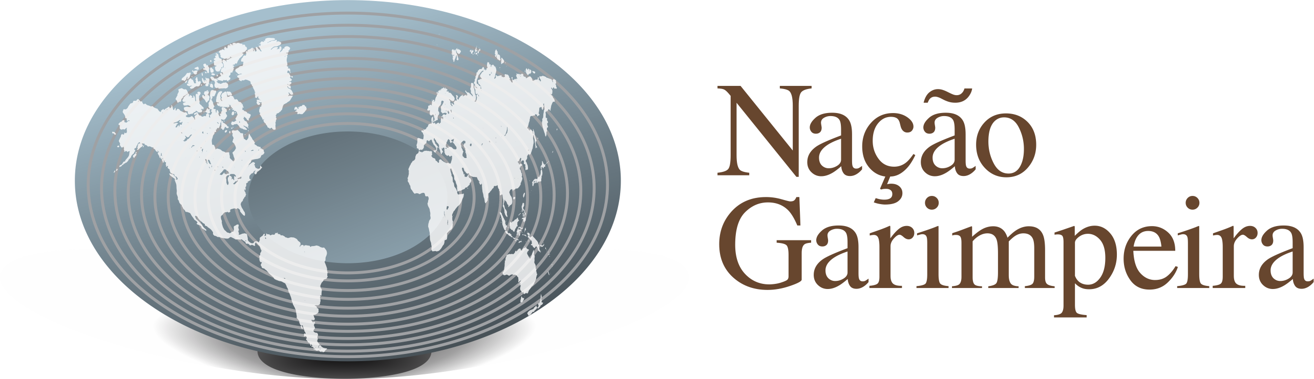 Logo marca da Nação Garimpeira. A Nação Garimpeira representa uma comunidade global de garimpeiros ecologicamente corretos